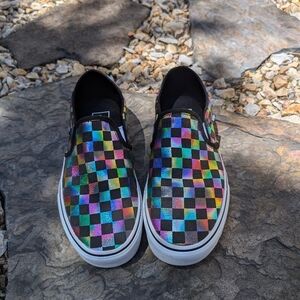 Rainbow Holographic Vans